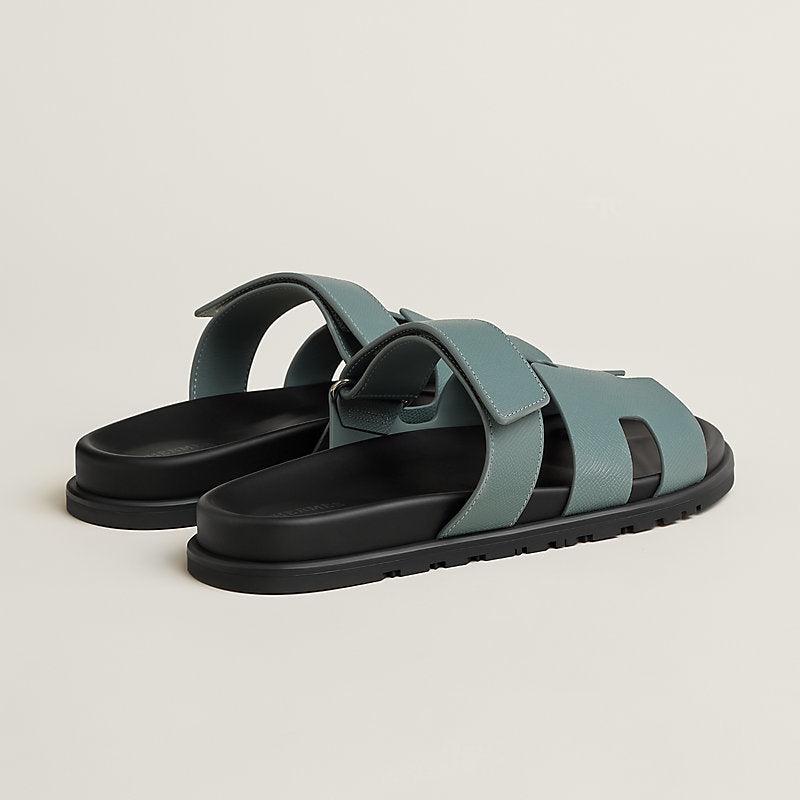 Hermès Chypre sandals - light grey