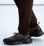 SNEAKERS BERLUTI SHADOW EN MAILLE STRETCH CUIR EN MARRON CLAIR