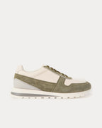 Brunello Cucinelli Olimpo Calfskin & Washed Suede Runner