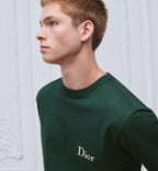 T-Shirt with Dior Embroidery, Relaxed Fit