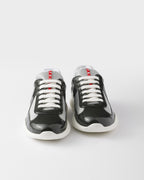 Prada America's Cup Patent Leather and Technical Fabric Sneakers.