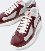 Prada America's Cup Patent Leather and Technical Fabric Sneakers