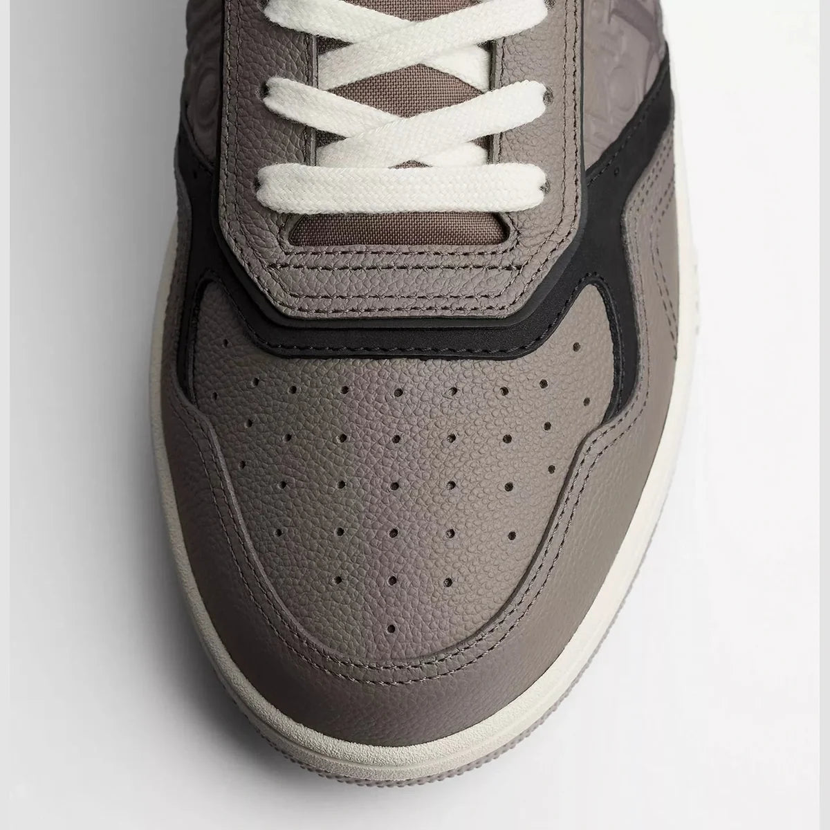Espadrilles Dior - B27 Uptown basse - Cuir Grainé Gris