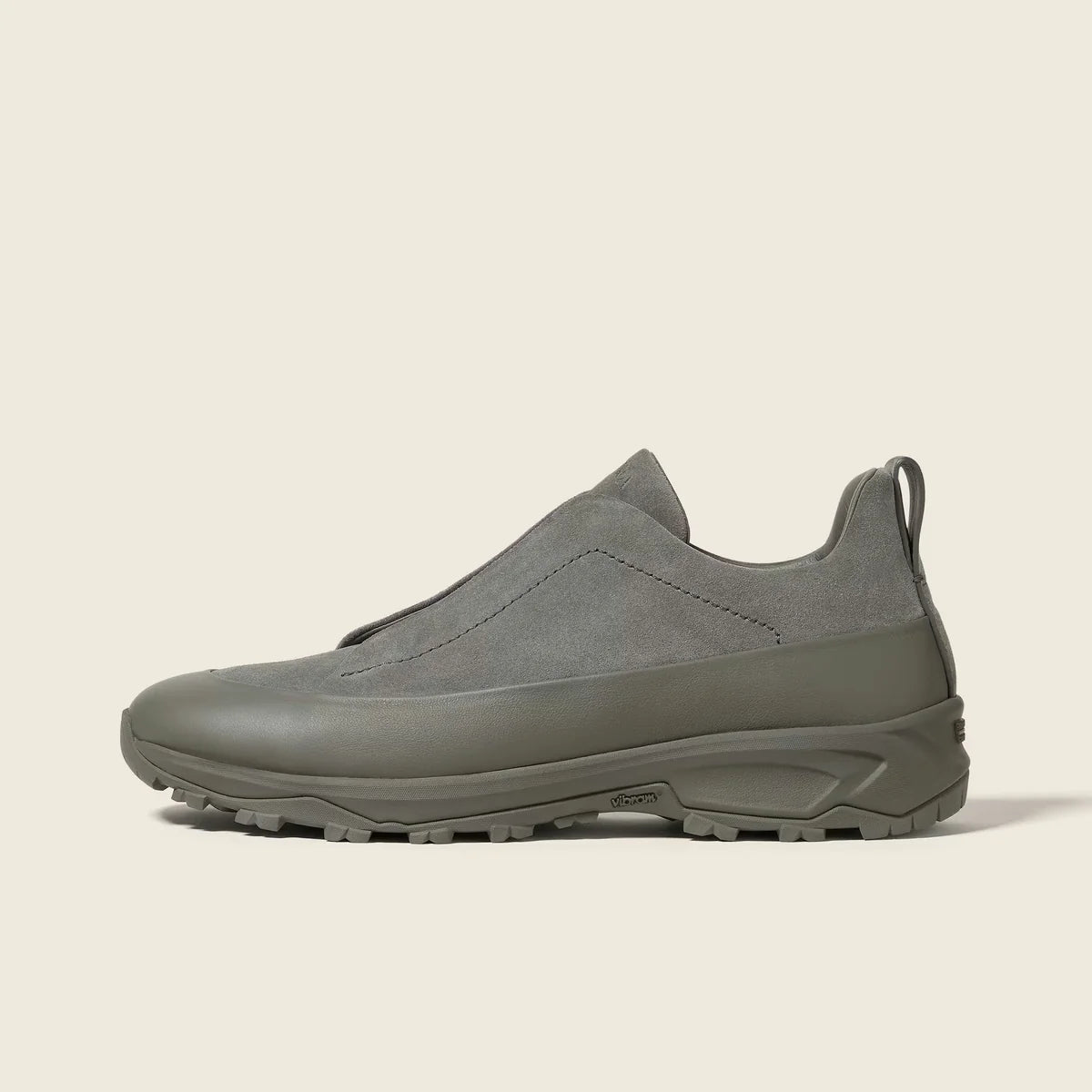 Espadrilles Zegna - Triple Stitch™ - Monte en Cuir et Veau Velours - Gris