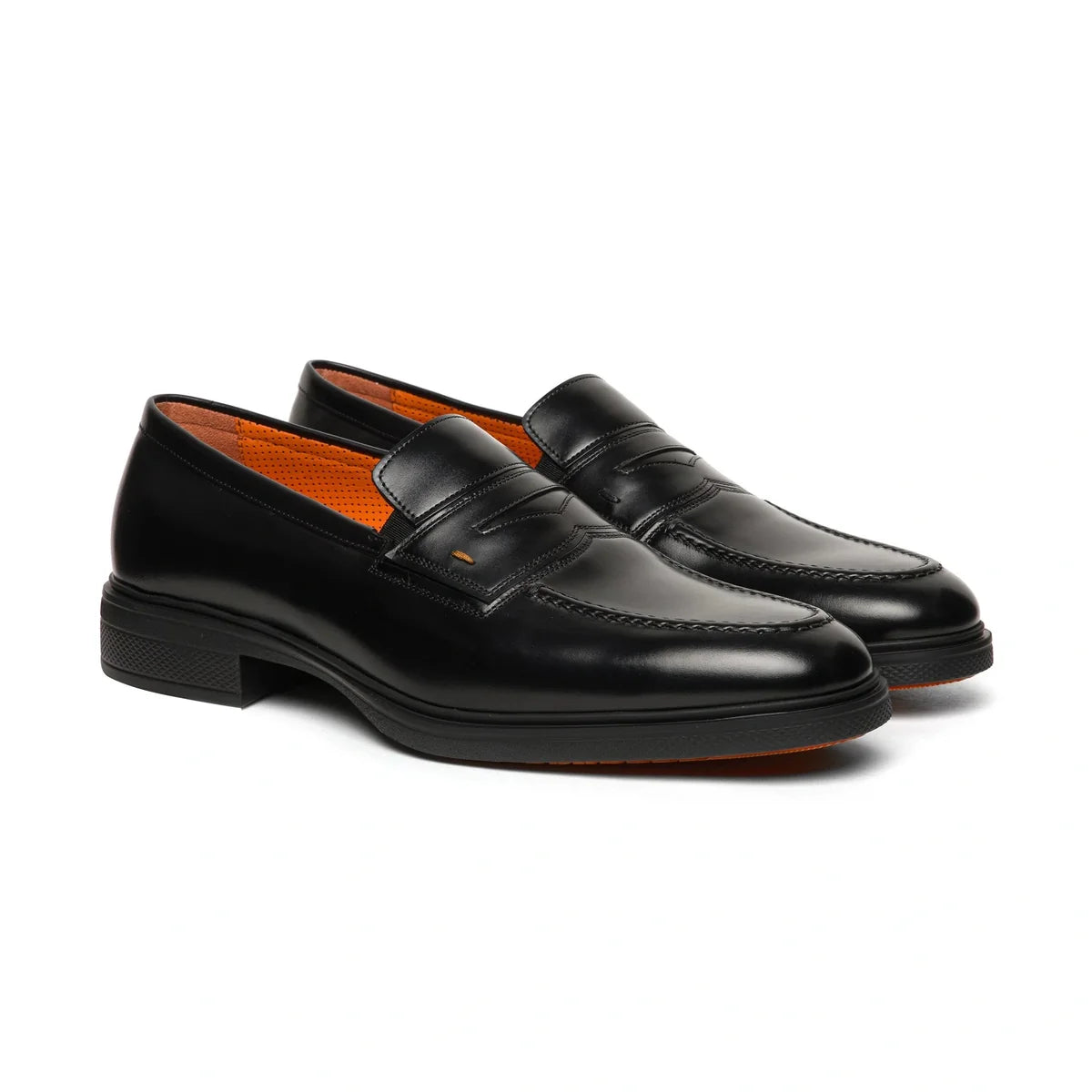 Mocassin Santoni - Easy - Cuir - Noir