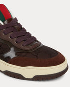 Gucci Women's Re-Web Sneaker in Dark Brown