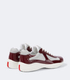 Prada America's Cup Patent Leather and Technical Fabric Sneakers