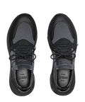 Berluti Shadow Knit and Calf Leather Sneakers