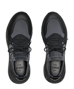 Berluti Shadow Knit and Calf Leather Sneakers