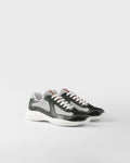 Prada America's Cup Patent Leather and Technical Fabric Sneakers.