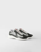 Prada America's Cup Patent Leather and Technical Fabric Sneakers.