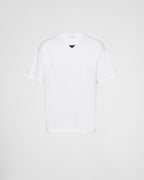 Prada white cotton t-shirt featuring