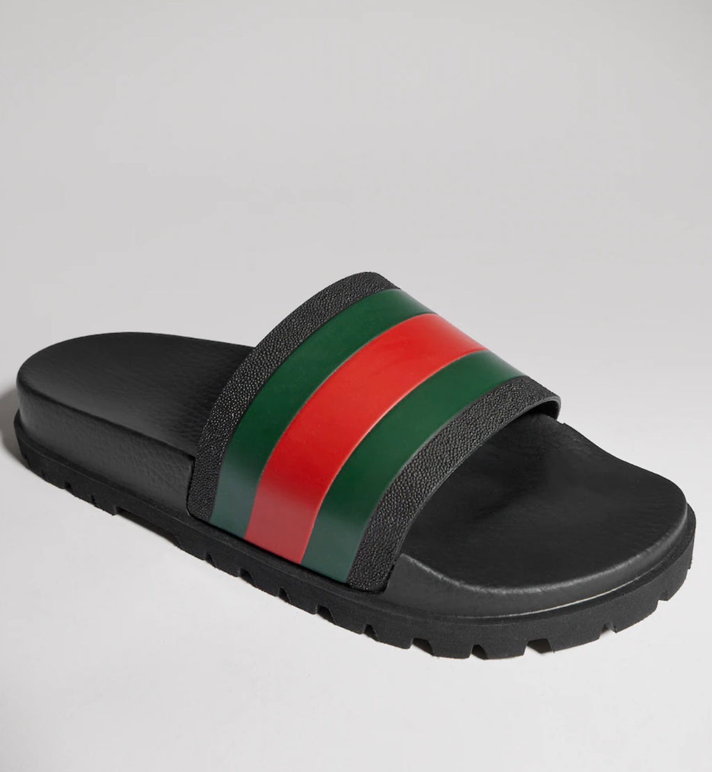 Gucci Men's slide sandal with Web