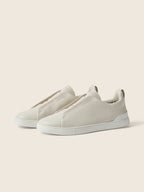ZEGNA Triple Stitch™ Leather Sneakers.