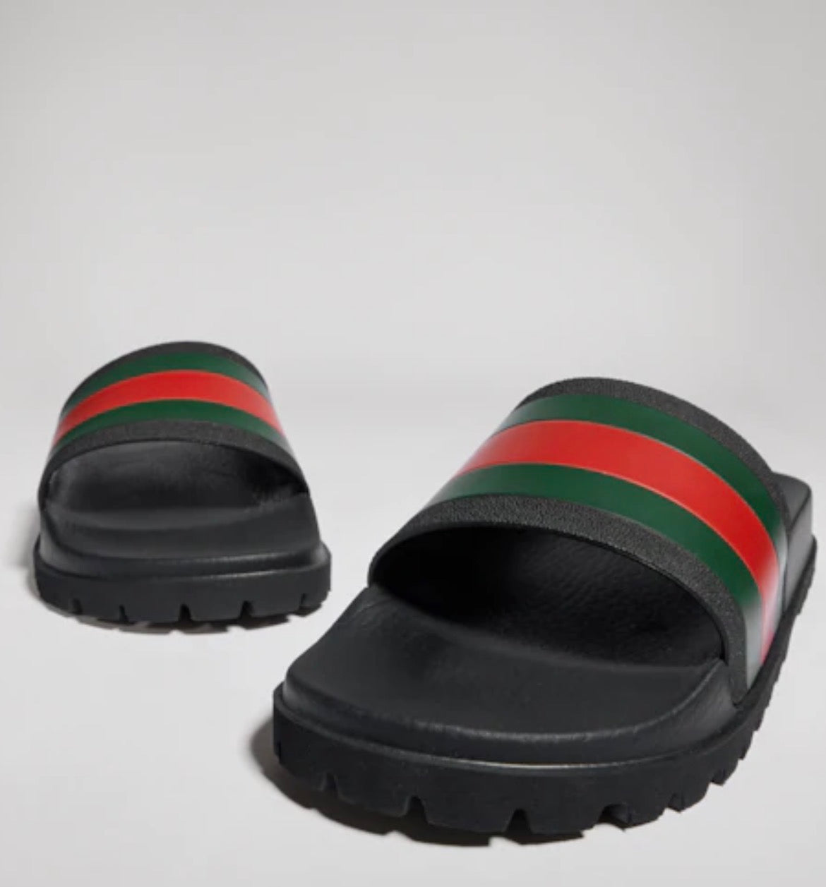 Gucci Men's slide sandal with Web