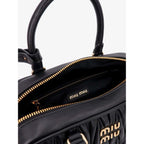 Miu Miu Arcadie Matelassé Nappa Leather Bag
