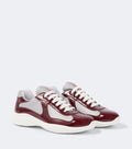 Prada America's Cup Patent Leather and Technical Fabric Sneakers