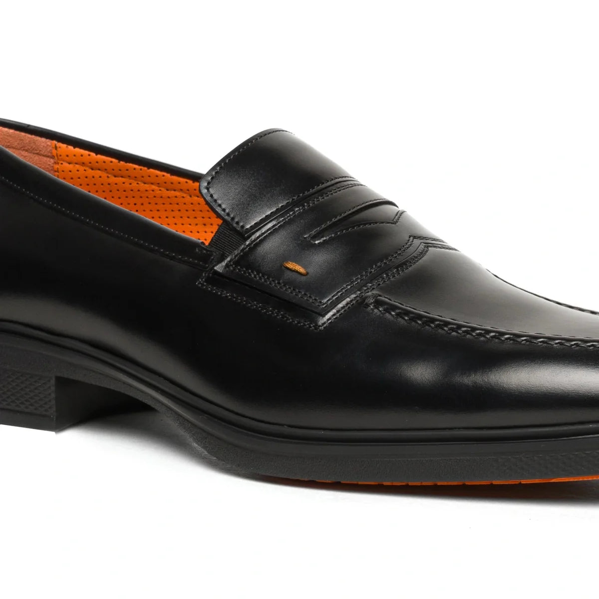 Mocassin Santoni - Easy - Cuir - Noir