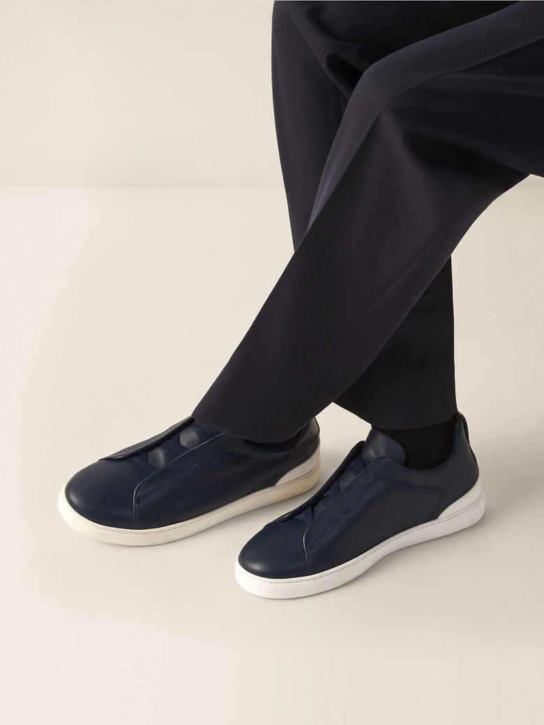 BLUE TRIPLE STITCH™ SECONDSKIN SNEAKERS