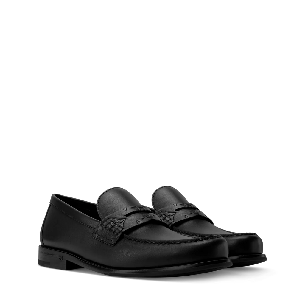 Mocassins Louis Vuitton - Major - Cuir lisse - Noir