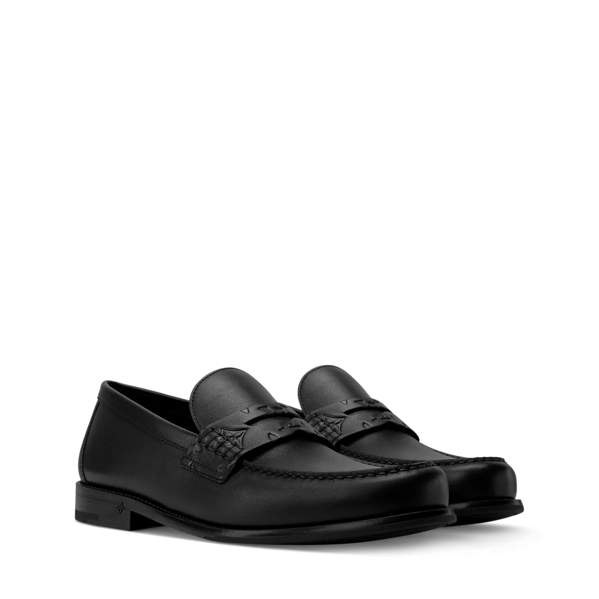 Mocassins Louis Vuitton - Major - Cuir lisse - Noir