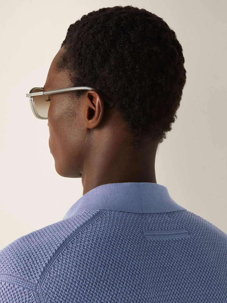 Zegna Lilac Premium Cotton Polo Shirt
