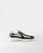 Prada America's Cup Sneakers in anthracite grey and silver