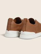 ZEGNA Triple Stitch™ Luxury Leather Sneakers,