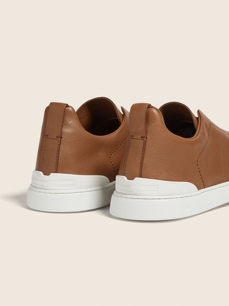 ZEGNA Triple Stitch™ Luxury Leather Sneakers,