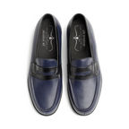 Mocassins J. M WESTON - 180 - Bleu Marine