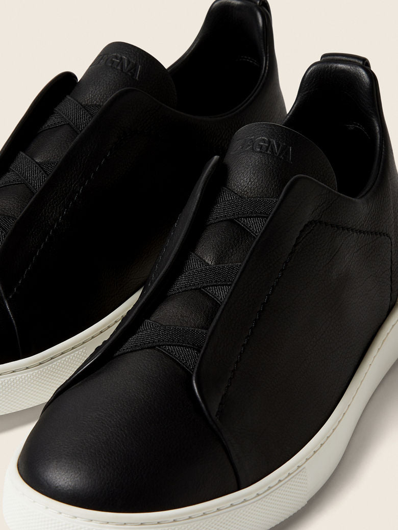 BLACK TRIPLE STITCH™ SECONDSKIN SNEAKERS