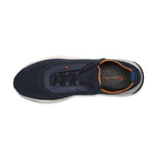 Santoni stretch knit sneaker midnight blue