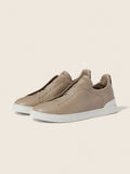 LIGHT TAUPE TRIPLE STITCH™ SECONDSKIN SNEAKERS