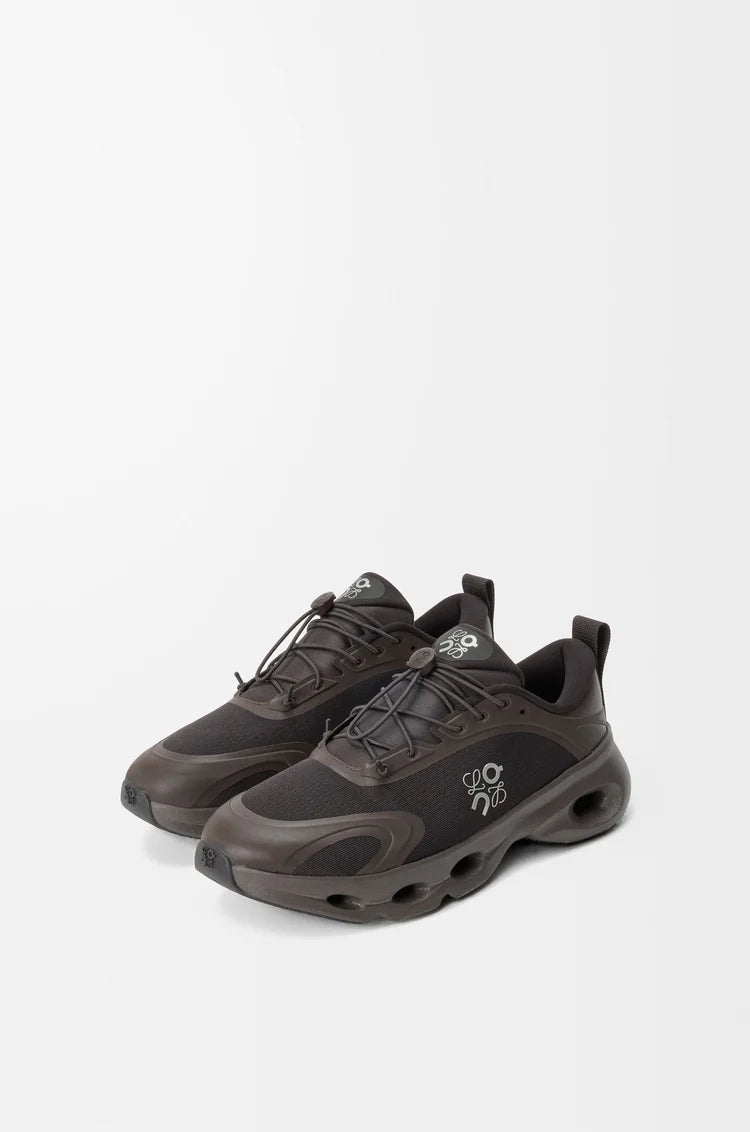 Loewe x On Running Cloudsolo sneakers  "Dark Brown" color *limited-edition*