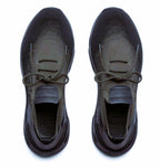 SNEAKERS BERLUTI SHADOW EN MAILLE STRETCH CUIR EN MARRON CLAIR