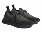 SNEAKERS BERLUTI SHADOW EN MAILLE STRETCH CUIR EN MARRON CLAIR