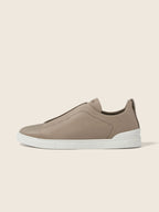 LIGHT TAUPE TRIPLE STITCH™ SECONDSKIN SNEAKERS