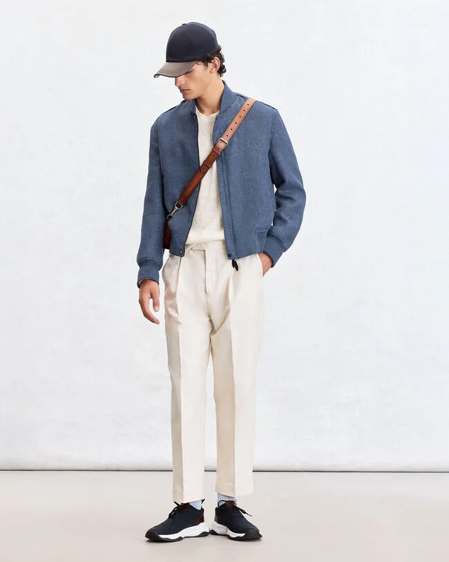 Berluti Shadow Sneaker in a navy colorway