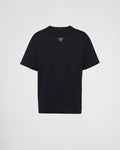 Prada black cotton T-shirt features