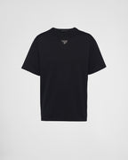 Prada black cotton T-shirt features