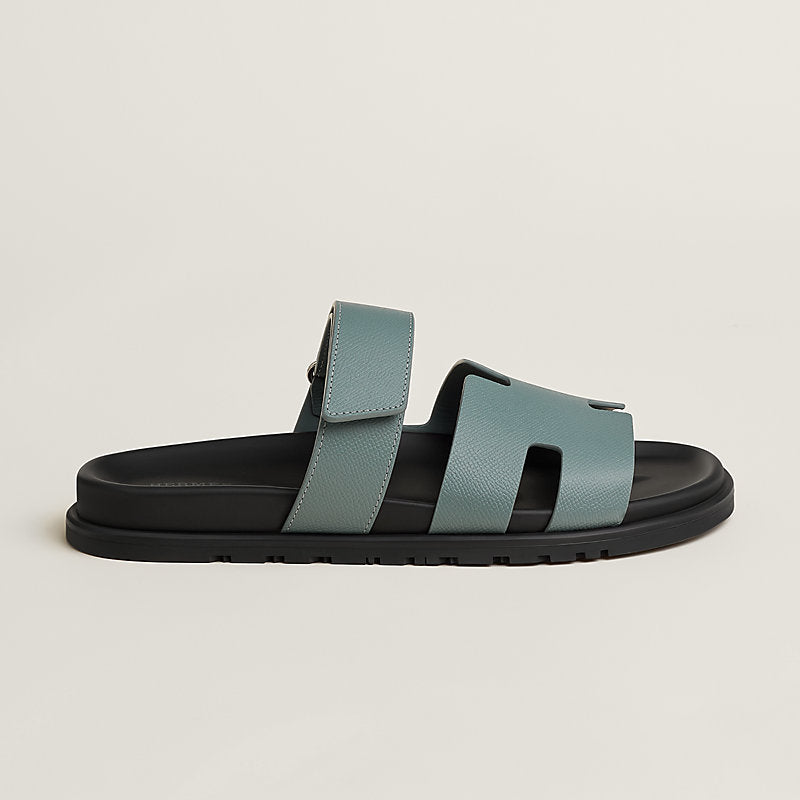 Hermès Chypre sandals - light grey