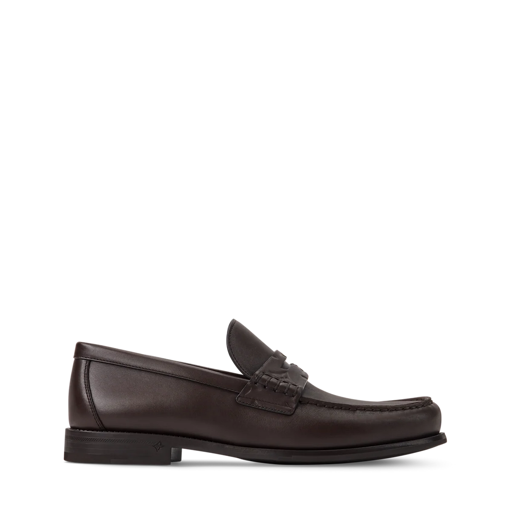 Mocassins Louis Vuitton - Major - Cuir lisse - Marron