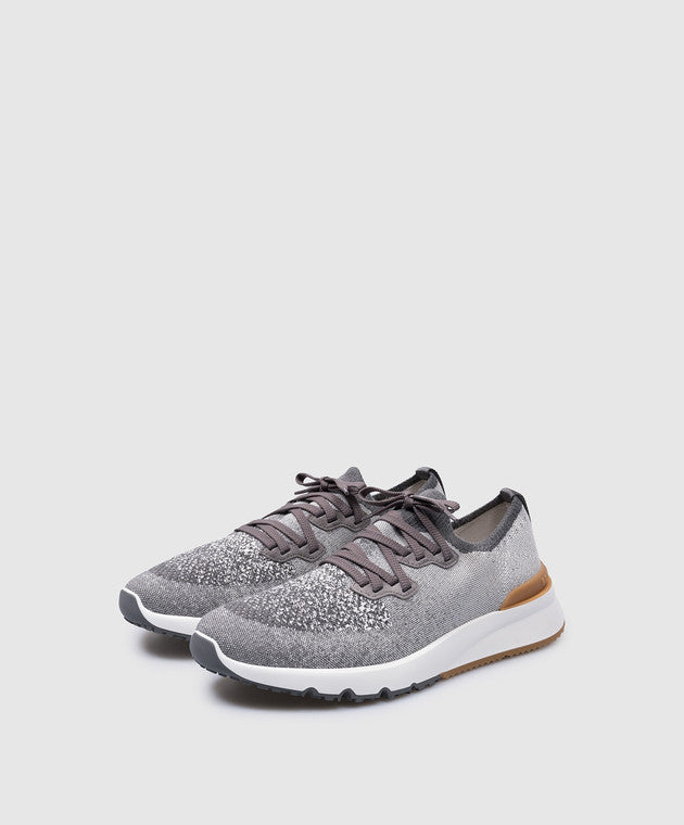 Brunello Cucinelli Cotton Chiné Knit Runners