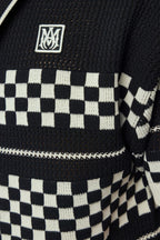 Amiri Checkered Mesh Shirt.