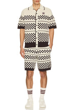 AMIRI Checkered Mesh Logo-Patch