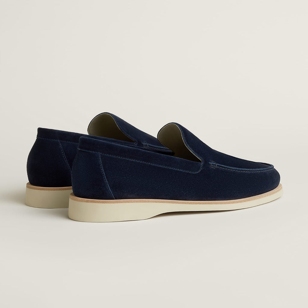Hermès Low Loafer in suede calfskin.