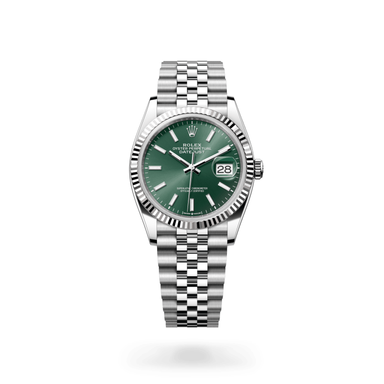 Rolex Datejust green dial