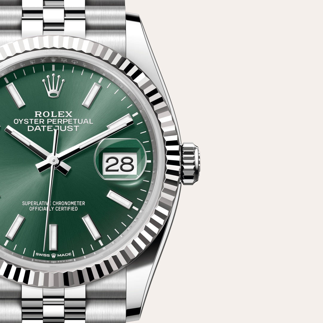 Rolex Datejust green dial