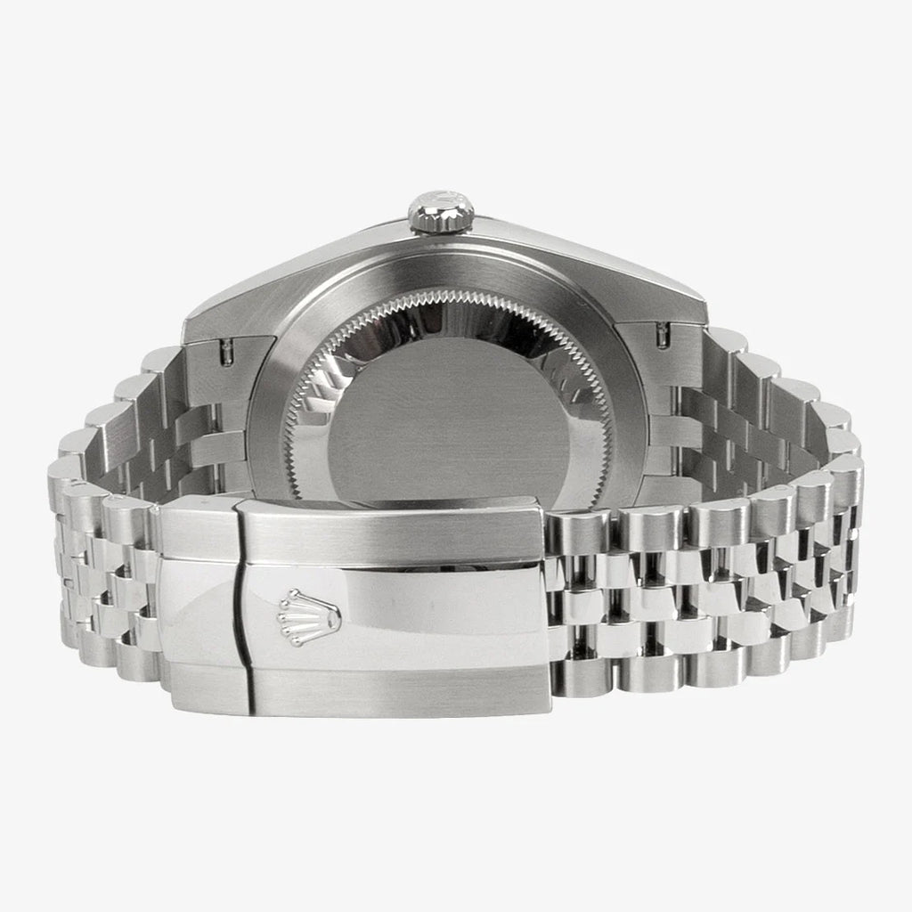 Rolex Datejust 41 featuring the distinctive "Wimbledon" dial
