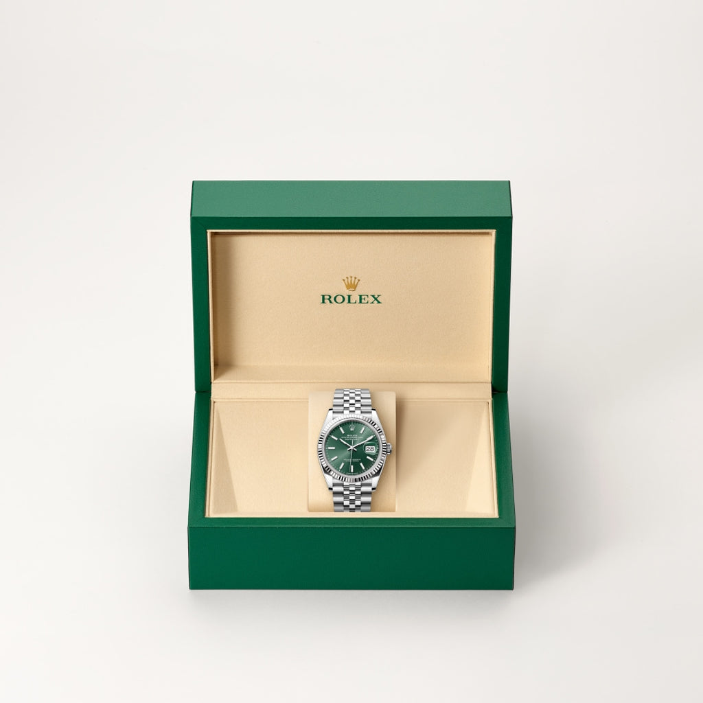 Rolex Datejust green dial